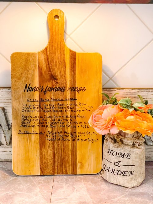 Recipe Cutting board 