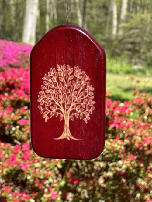 Personalized wood chimes 