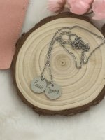 Circle pendant Necklace 